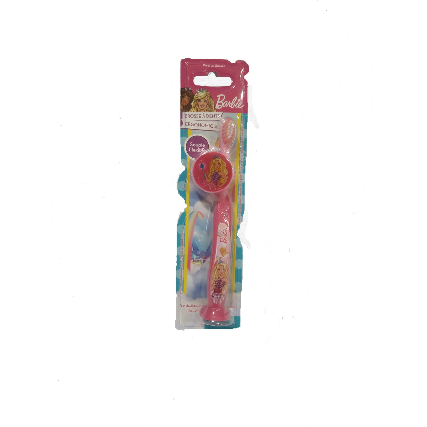Tinokou Brosse à dents ergonomique Barbie Kids Barbie