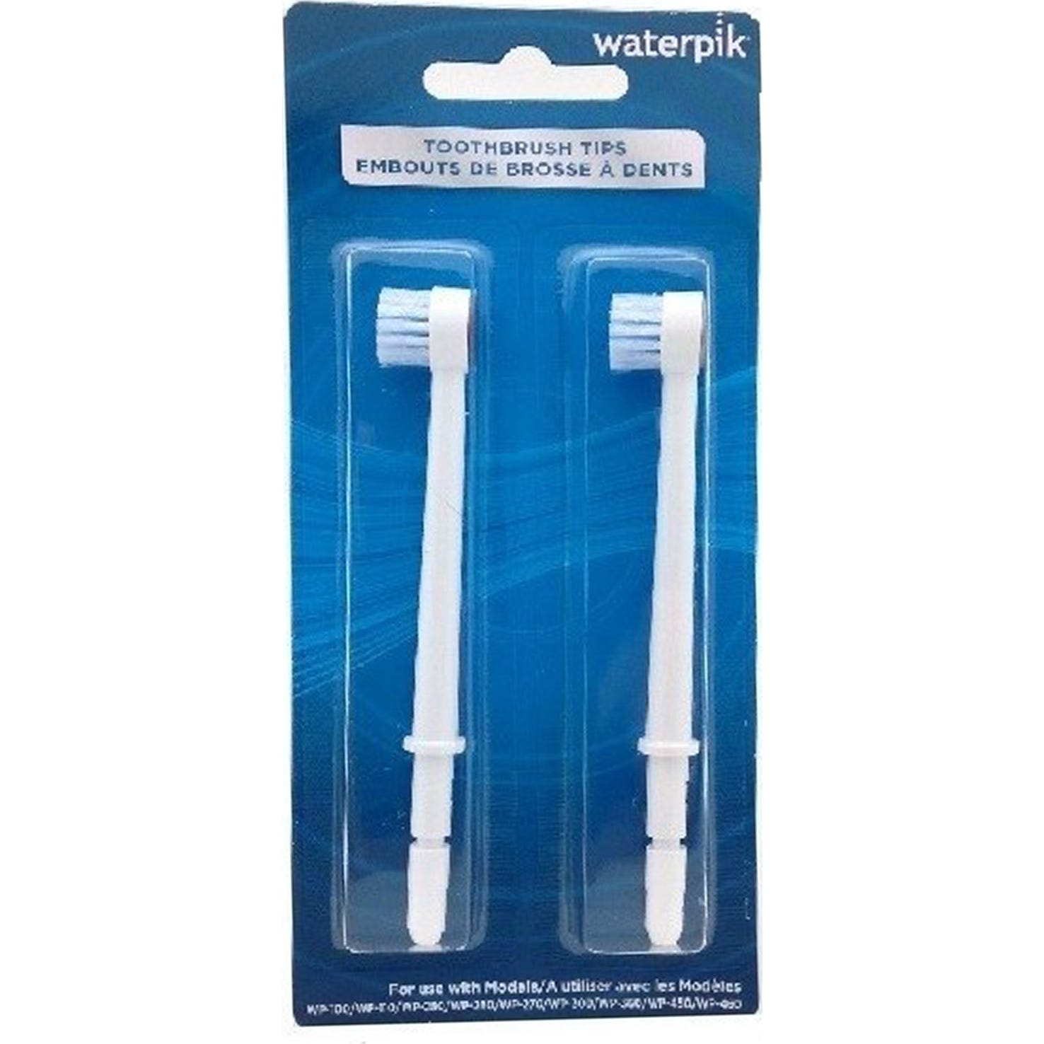 Waterpik™ WP-100/WP-450 remplacement de la tête de brosse 2 pcs