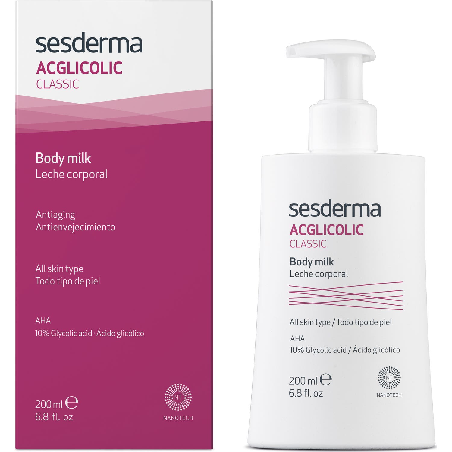 Sesderma Acglicolic Classic Lait Corps 200 ml
