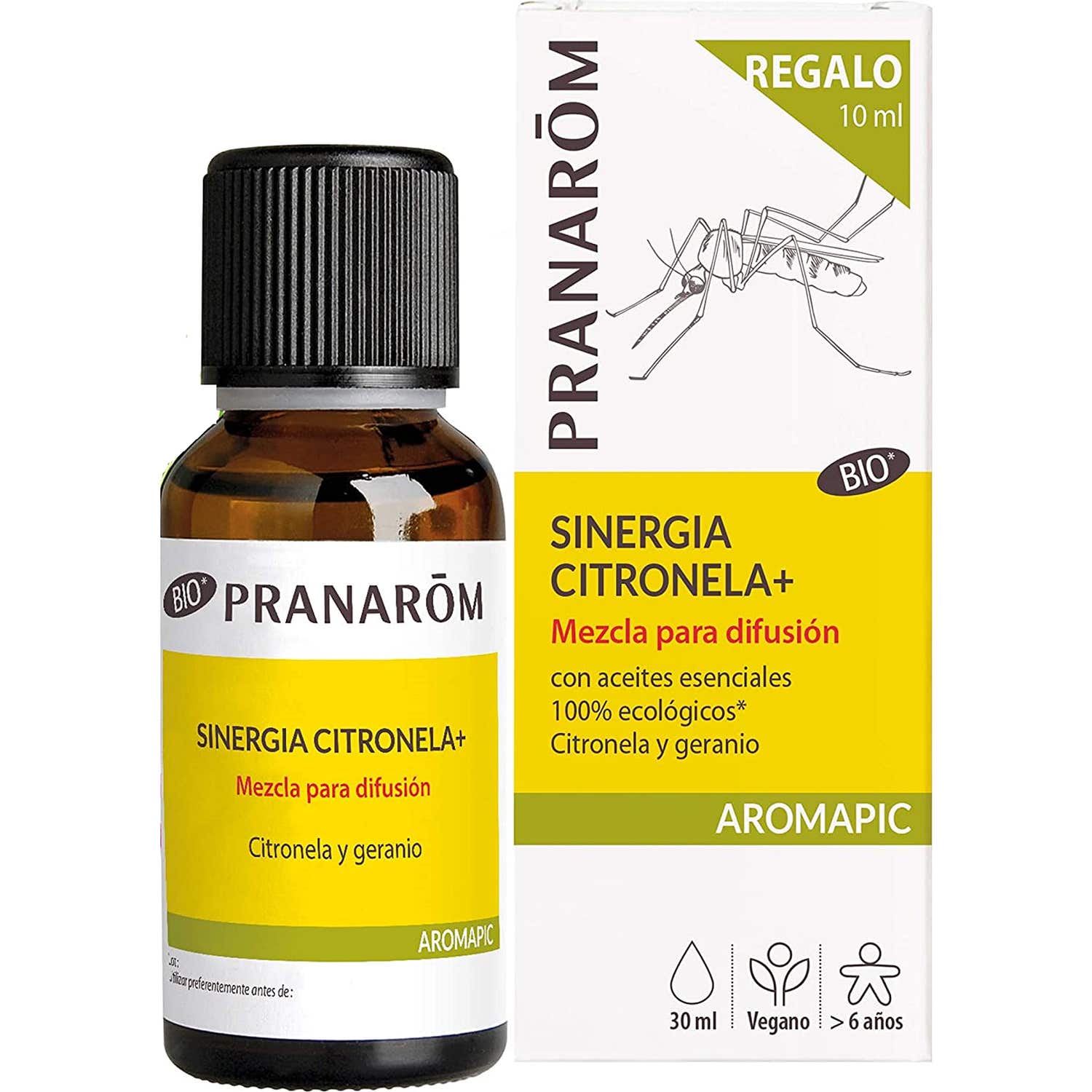 Pranarôm Sinergia Citronela+ Difusión Bio 20ml+ 10ml