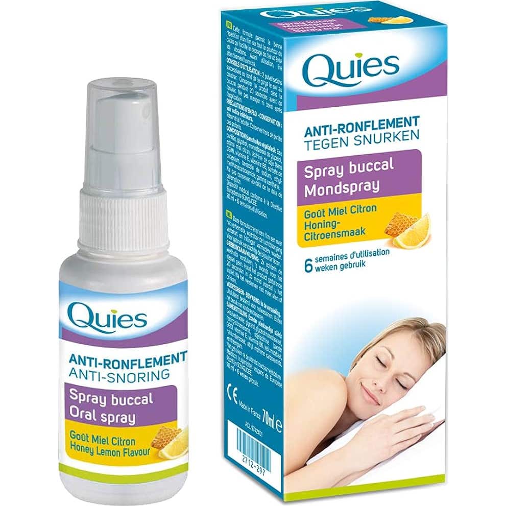 Quies Anti-ronflement Spray Buccal Goût Miel Citron 70ml