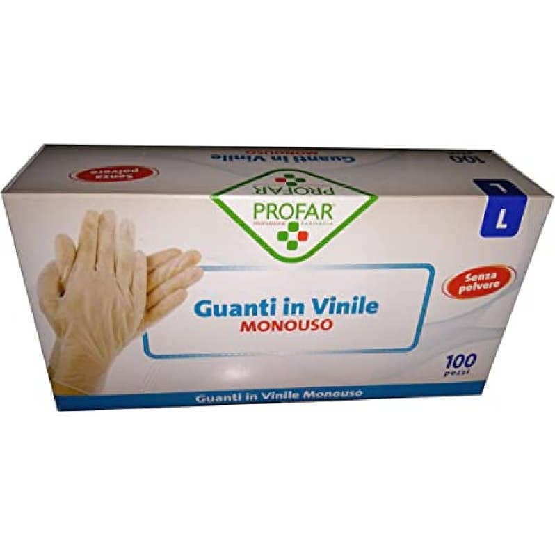 Profar Gant Vinyle Taille L 100uts