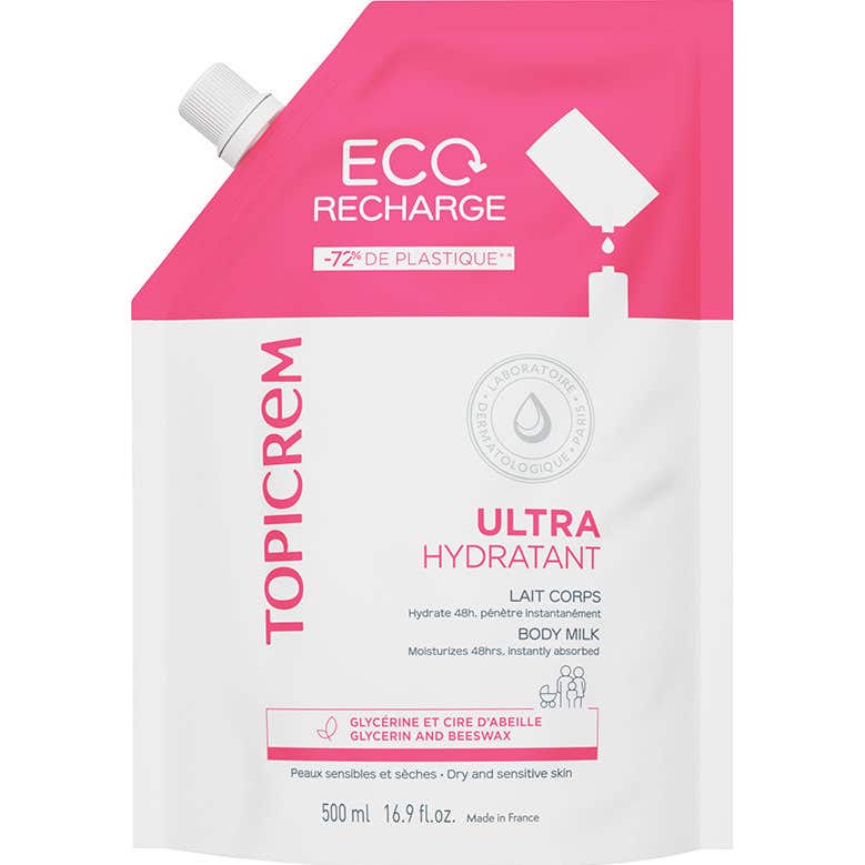 Topicrem Ultra Hydratant Lait Corps Eco Recharge 500ml