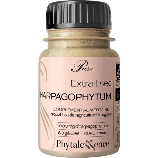 Phytalessence Extrait Sec d'Harpagophyte Bio 60 Gélules