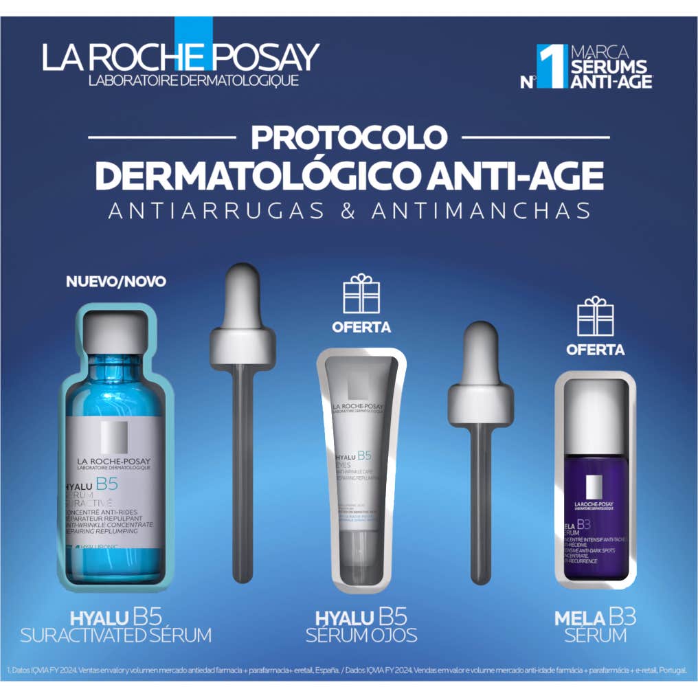 La Roche-Posay Pack Protocole Anti-âge Sérum Hyalu B5