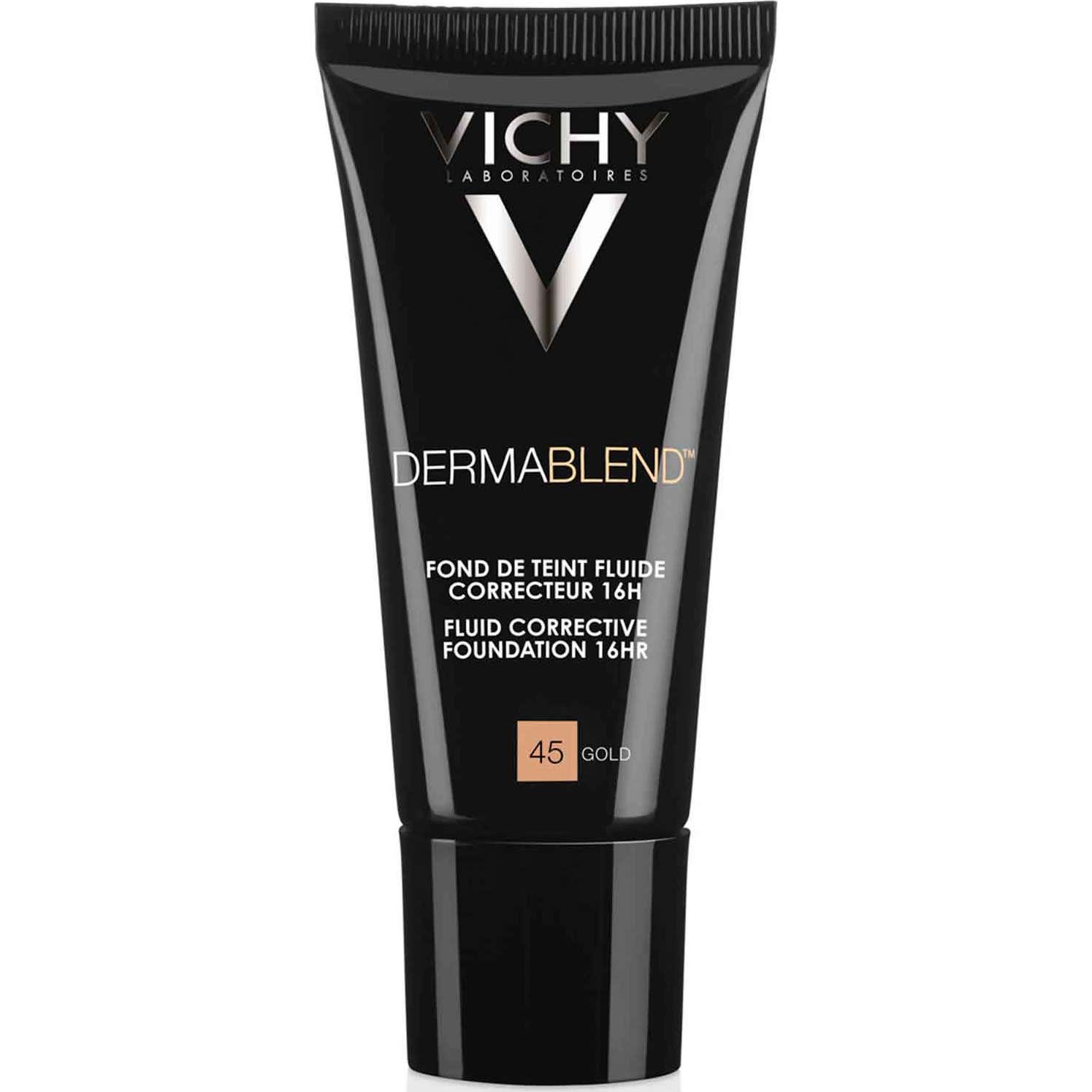 Vichy Dermablend Fond De Teint Fluide Correcteur 16h 45 Gold 30ml