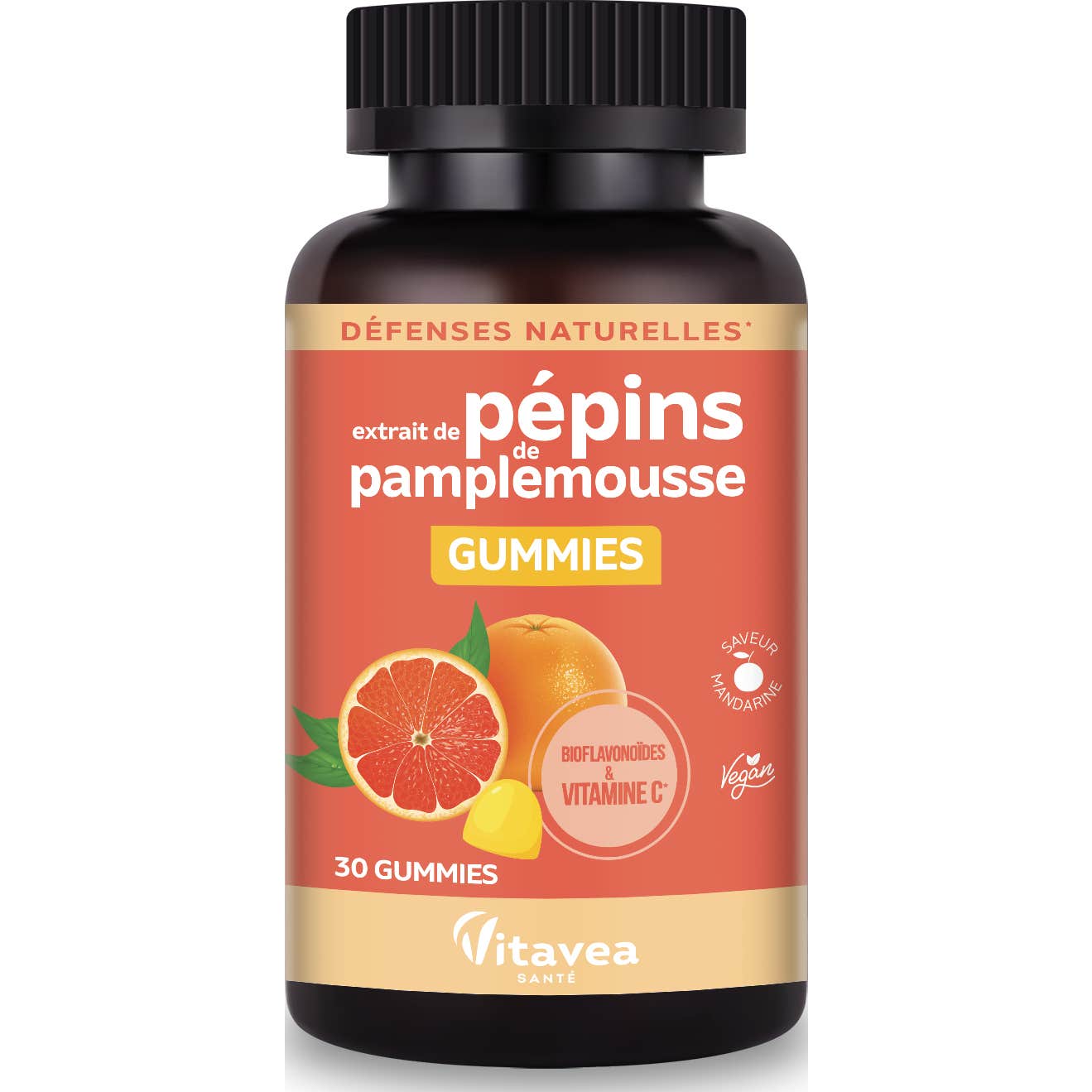 Vitavea Extrait Pépins de Pamplemousse Gummies 30uts