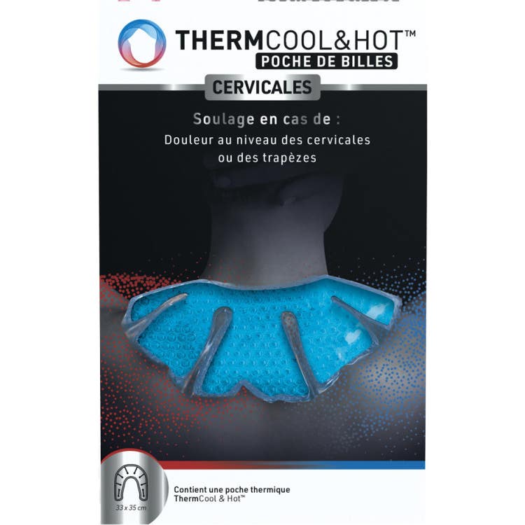 Thermcool&Hot Poche De Billes Cervicales 33X35 Cm Taille 30