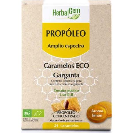 Herbalgem Propolis à large spectre 24 Bonbons