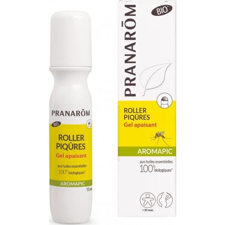 Pranarôm Aromapic Gel Apaisant Après-Piqûres Roller 2x15ml