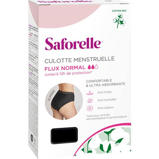 Saforelle Culotte Menstruelle Flux Normal T34-36 1 Unité