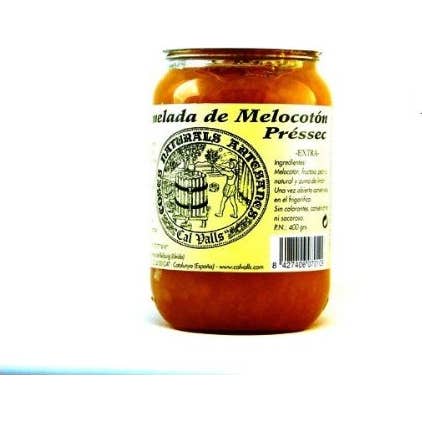 Confiture de pêches sans sucre Cal Valls 400 g