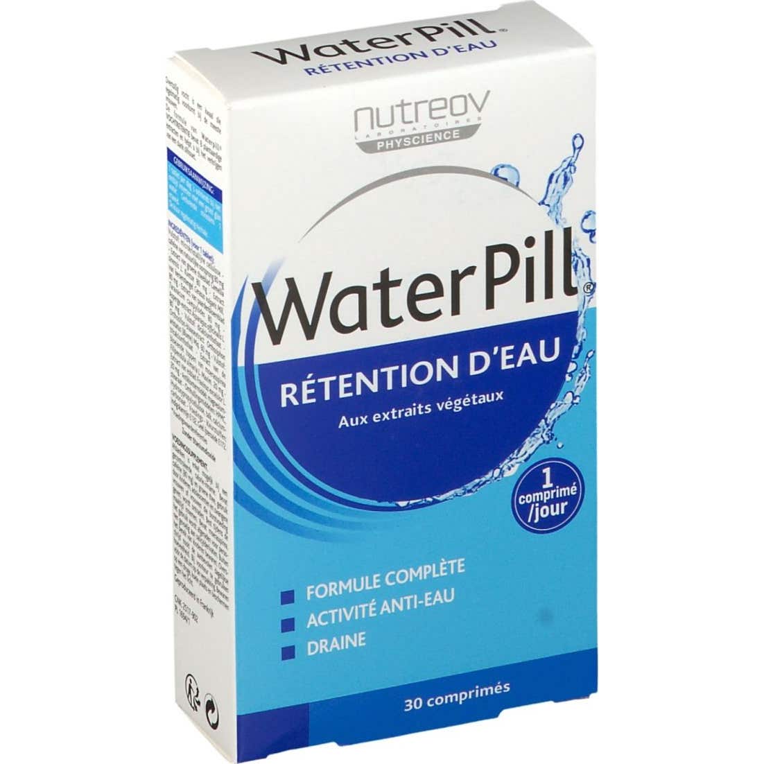 Nutreov Water Pill Rétention d'Eau 30 comprimés