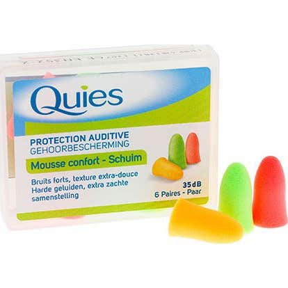 Quies Protection Auditive En Mousse 6 Paires
