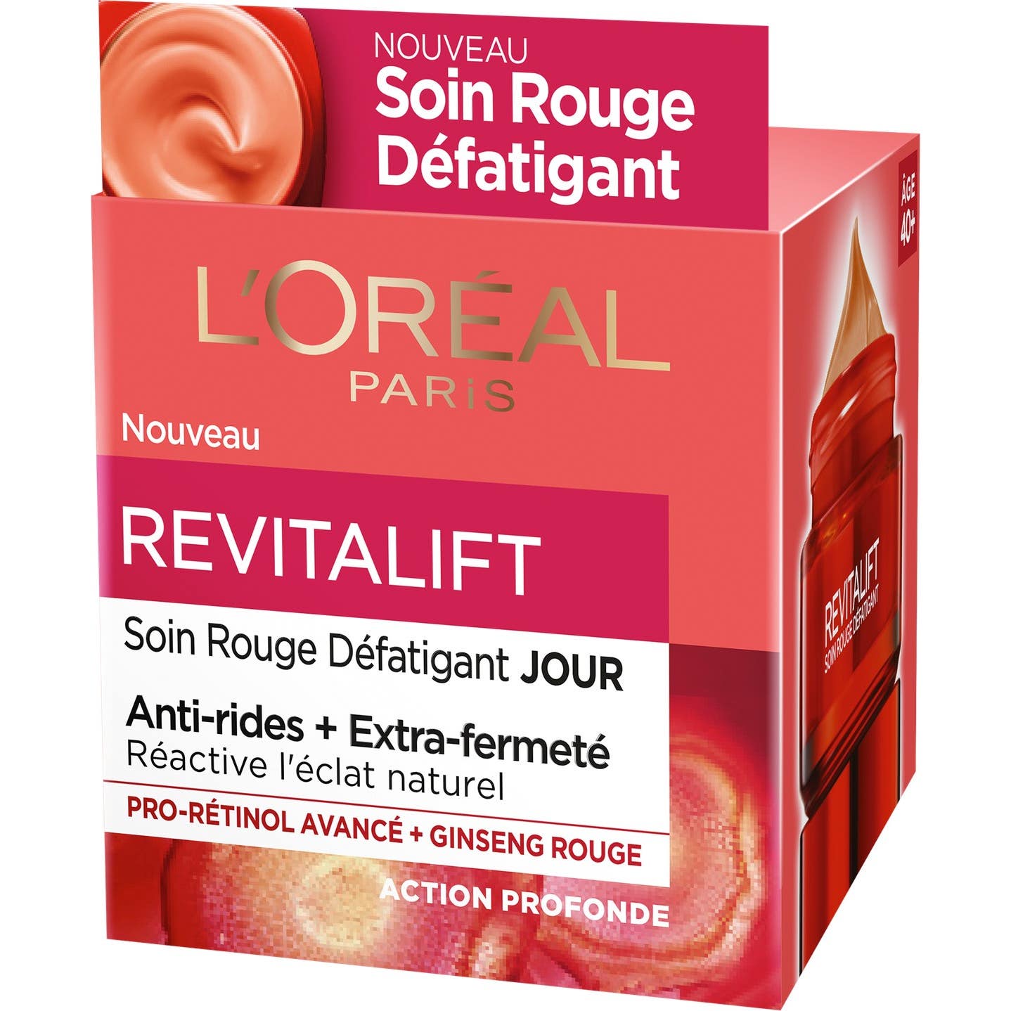 L'Oréal Revitalift Crème de jour énergisante au ginseng rouge 50ml