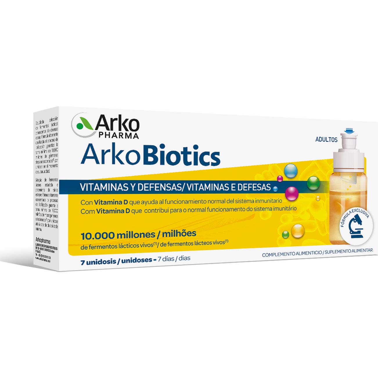 Arkopharma Arkobiotics Vitamines Et Défenses 7 Unidoses