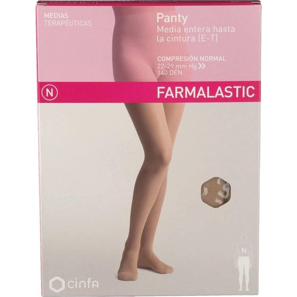 Farmalastic Panty (E-T) Compression Normale Beige TS