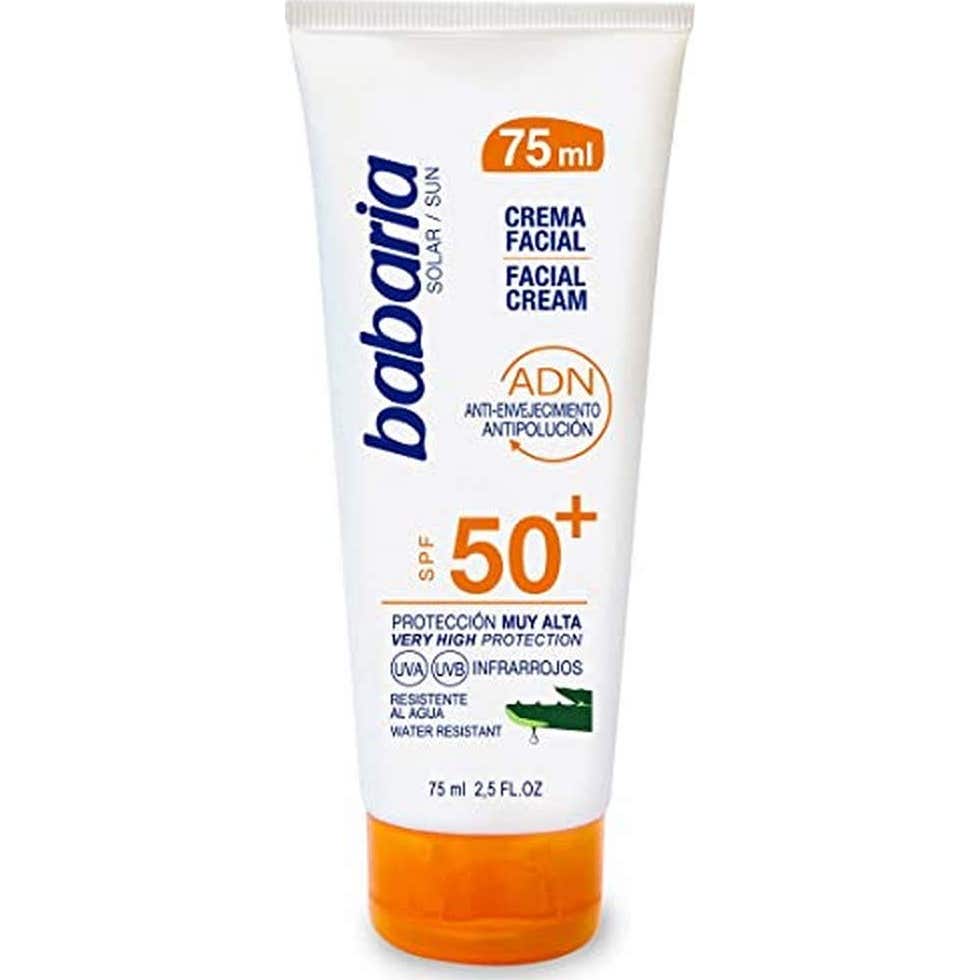 Crème solaire visage et aloès Babaria Spf50+ 75Ml