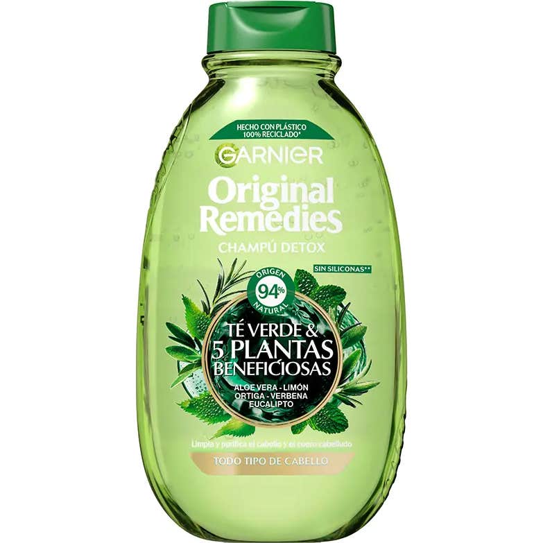 Shampooing Garnier Original Remedies 5 Plantes 400ml