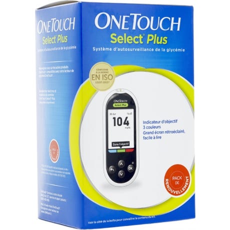 One Touch Select Plus Pack Lecteur Glucose
