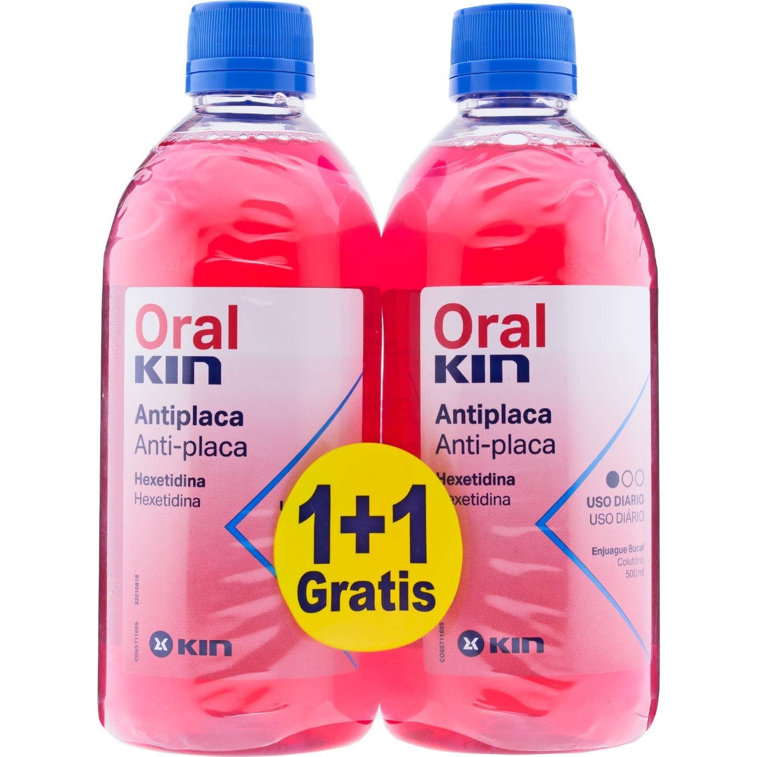 Kin Oralkin Bain de bouche 2x500ml