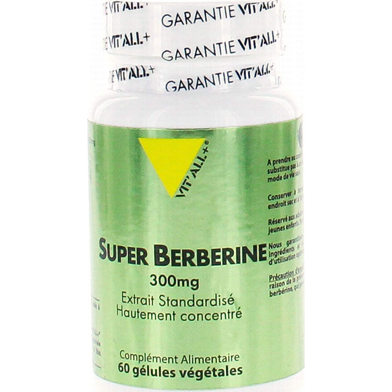 Vit'All+ Super Berberina 300mg 60 Perlas