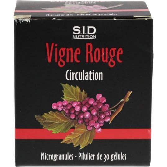 Rouge Sid Nutrition Phytoclassics Vigne Gélules Taille 30