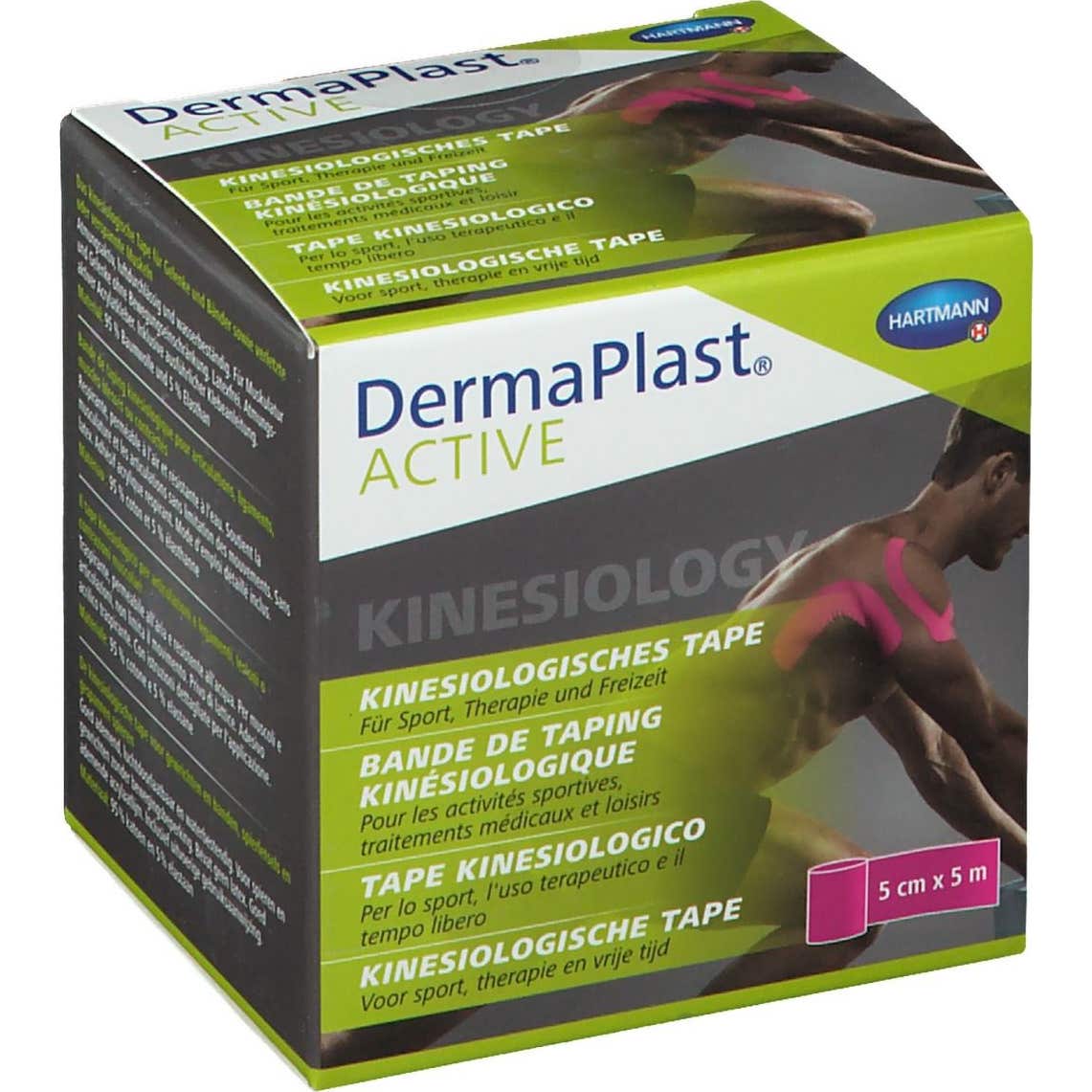 Dermaplast Ruban Kinésiologique Actif 5x5 Rose Rose