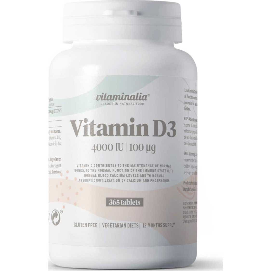 Vitaminalia Vitamina D3 4000UI 365comp