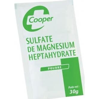 Cooper Sulfate de Magnésium Hepthahydrate Poudre 30 g