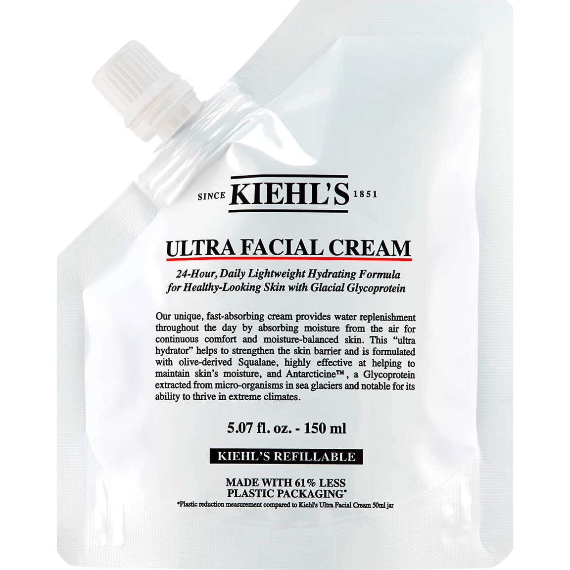 Kiehl’S Ultra Facial Cream Crème Hydratante Légère Recharg 150ml