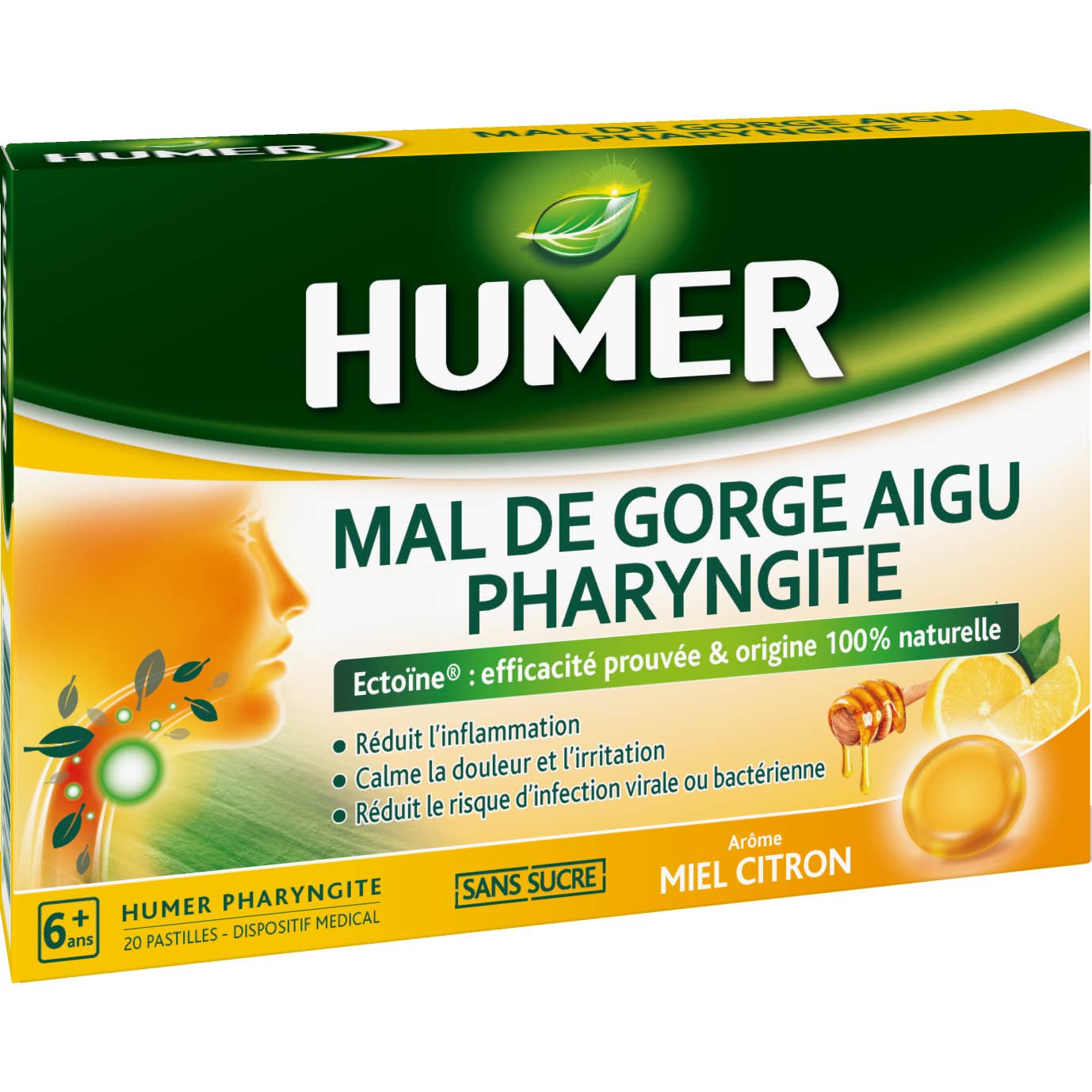 Humer Mal Gorge Pharyn Miel/Citr20