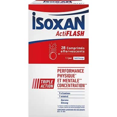 Isoxan Actiflash 28 Comprimés Effervescents