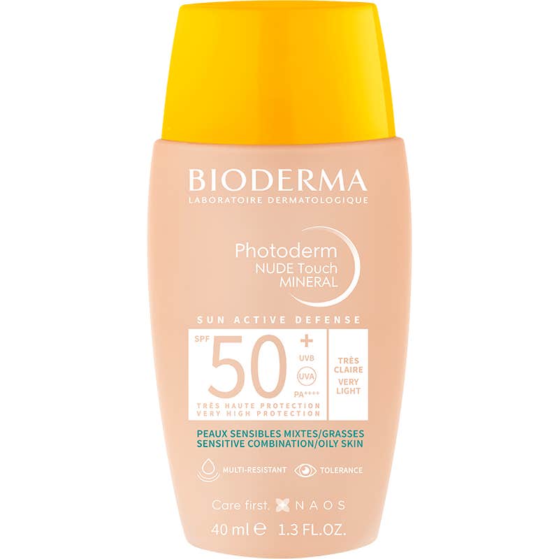 Bioderma Photoderm NUDE Touch Mineral SPF50+ Muy Claro 40ml