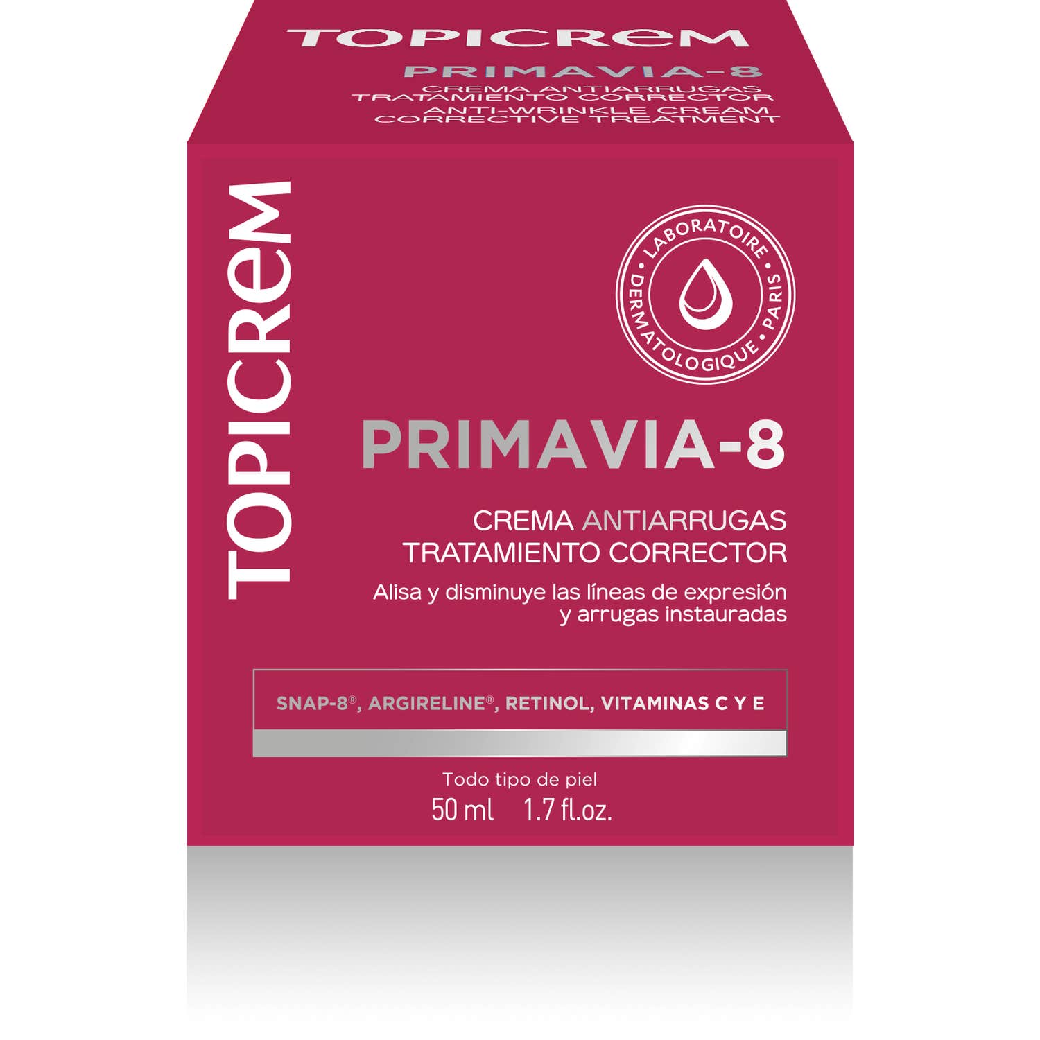 Topicrem Primavia-8 Crème Anti-Rides 50ml