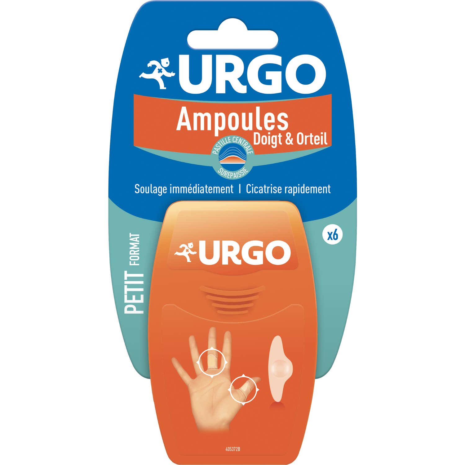 Urgo AmpoulesDoigt & Orteil Petit Format 6 pansements