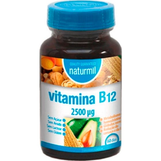 Naturmil Vitamine B12 2500ug 60 Comprimés