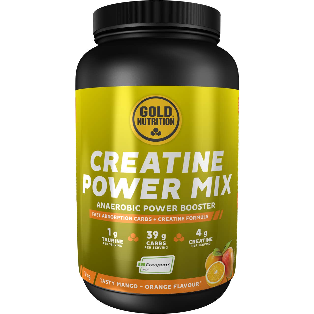 Orange Gold Nutrition Créatine Power Mix /Mangue 1 Kg 1Kg