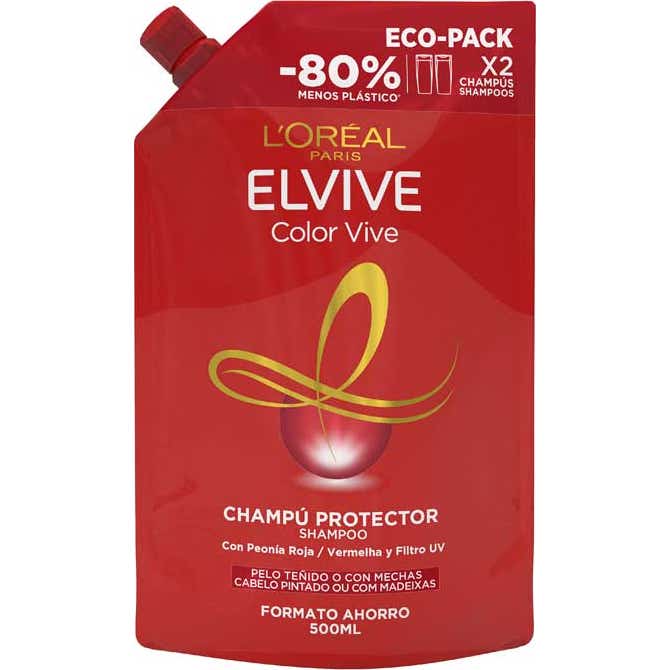 Champu Ecopack 500 ml Color-Vive Filtro UV - Elvive