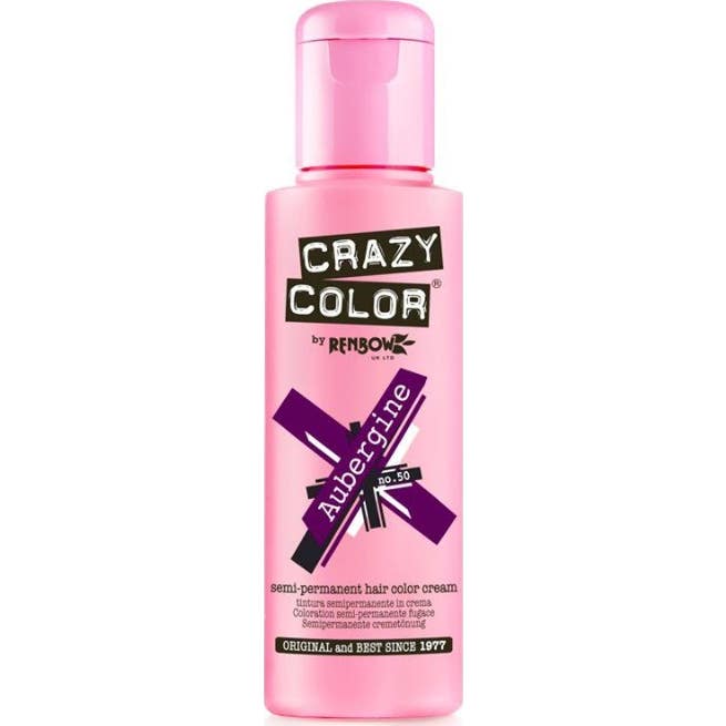 Crazy Color Tinte 50 Aubergi 100ml