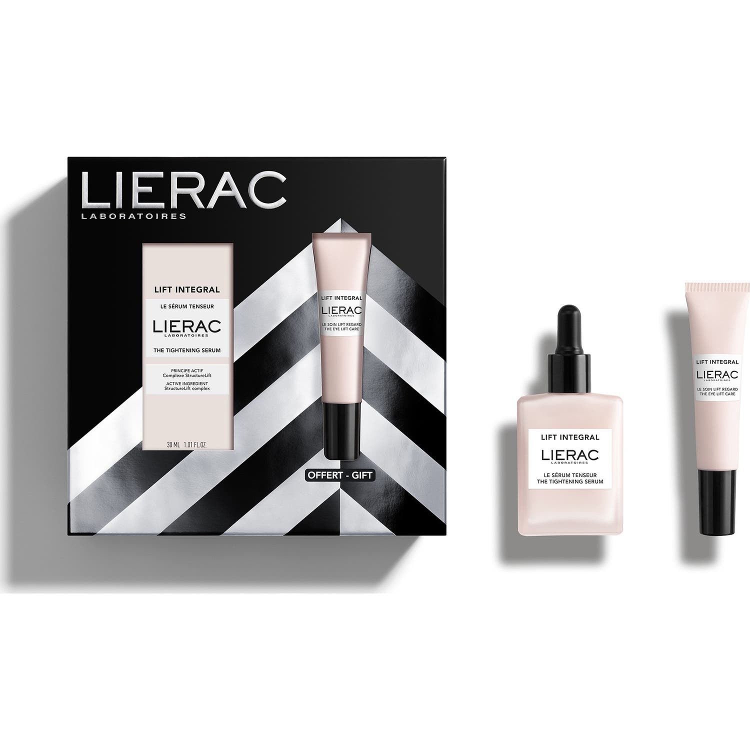 Lierac Coffret Lift Integral Le Sérum Tenseur 30ml + Le Soin Lift Regard 15ml