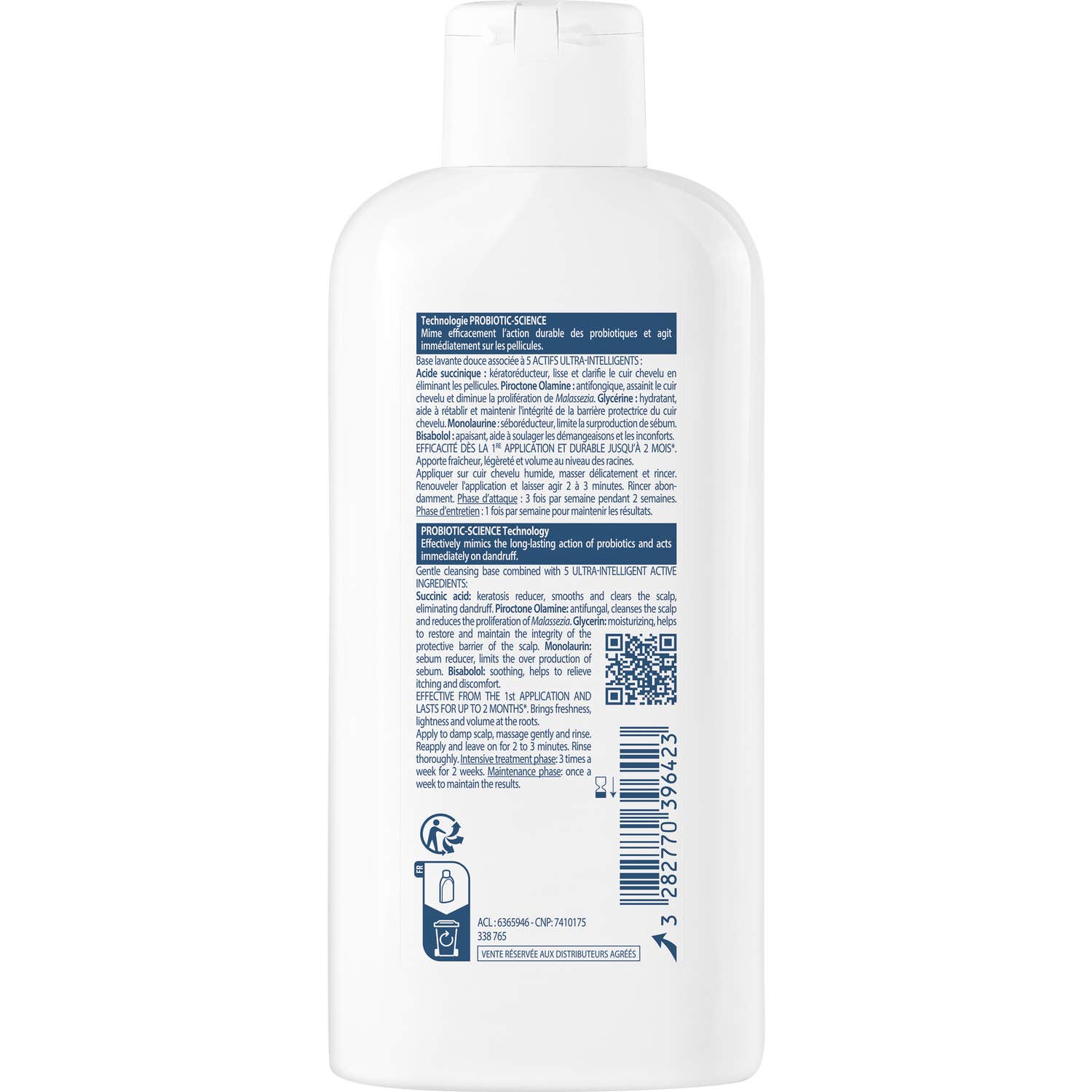 Ducray Squanorm Shampooing Traitant Pellicules Grasses 200ml