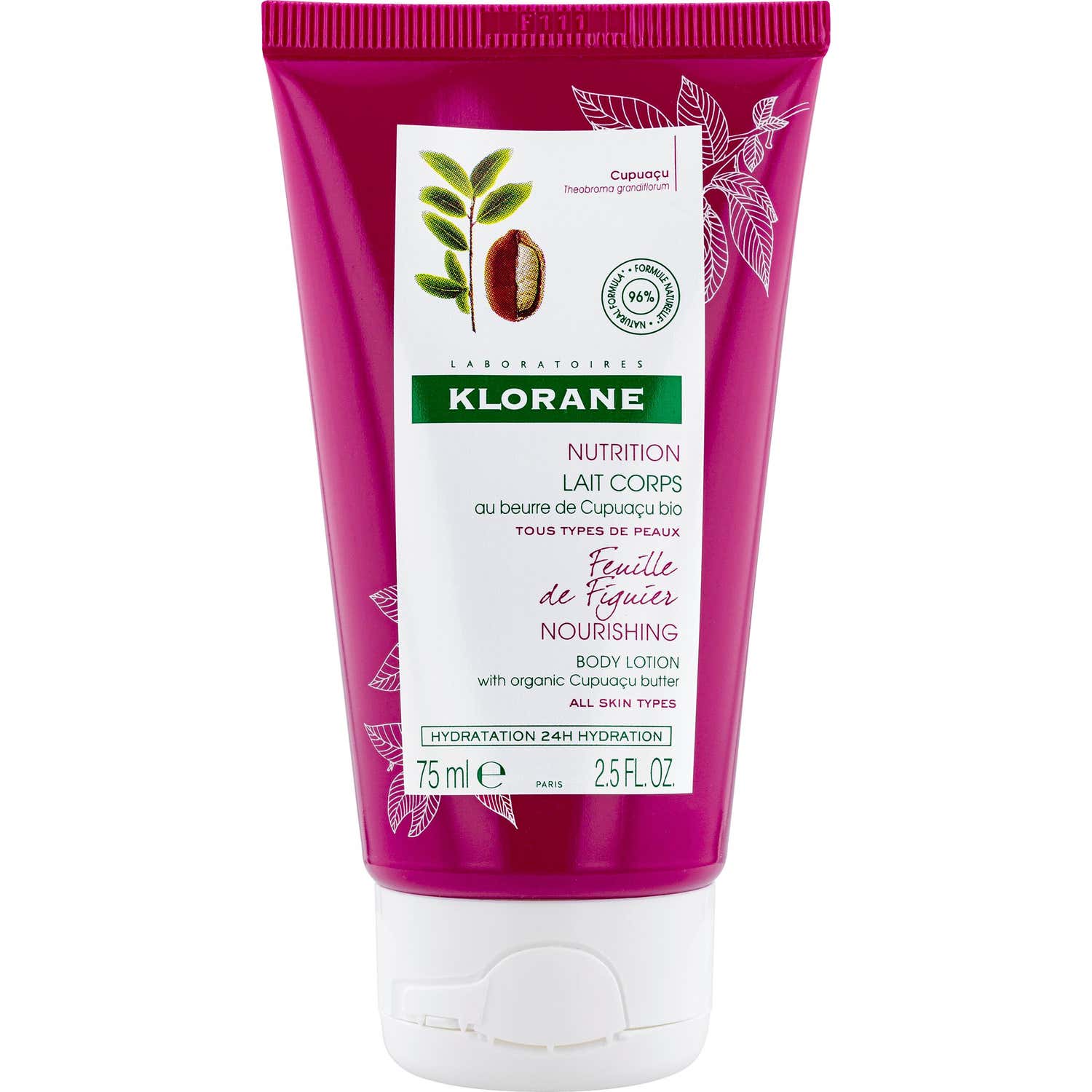 Klorane Cupuaçu Soins du Corps Lait Corps Feuille de Figuier 75mL