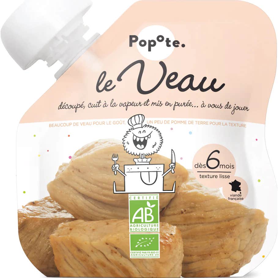 Popote Purée Veau 60g