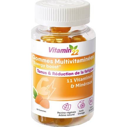 Ineldea Vitamin'22 Gommes Multivitaminées 60 Gummies