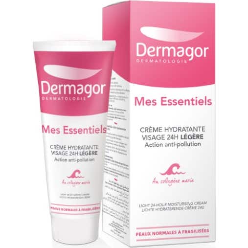 Dermagor Mes Essentiels Crème Hydratante Visage 24H Légère 40ml
