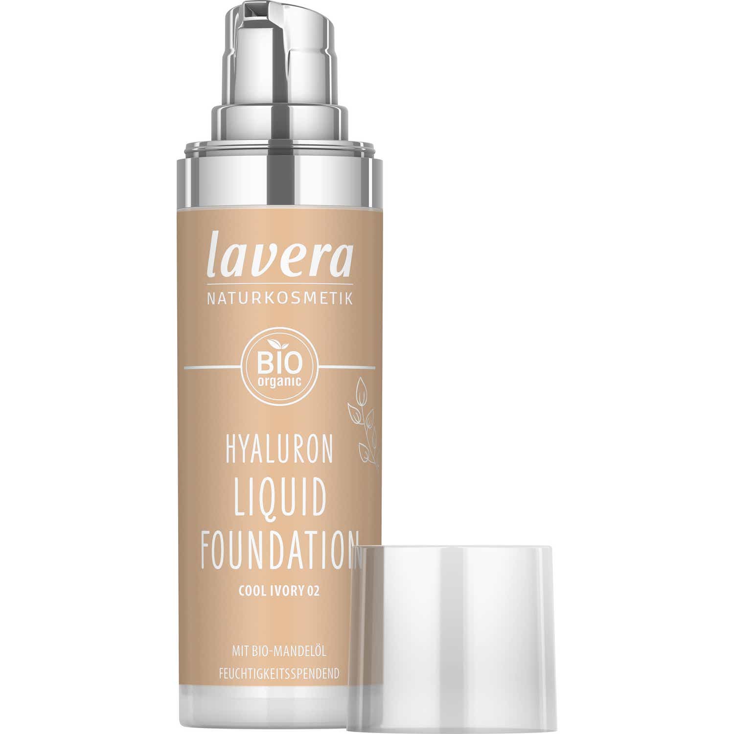 Lavera Hyaluron Liquid Foundation 02 Cool Ivory 30ml