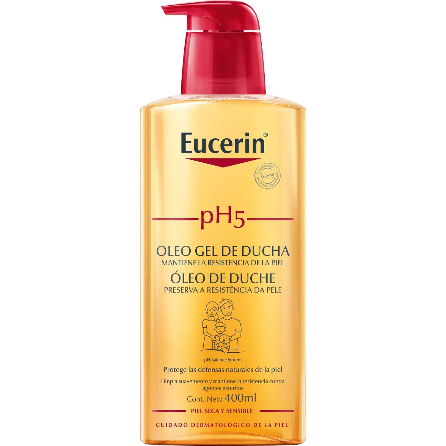 Gel douche Eucerin Oleogel pH5 200ml