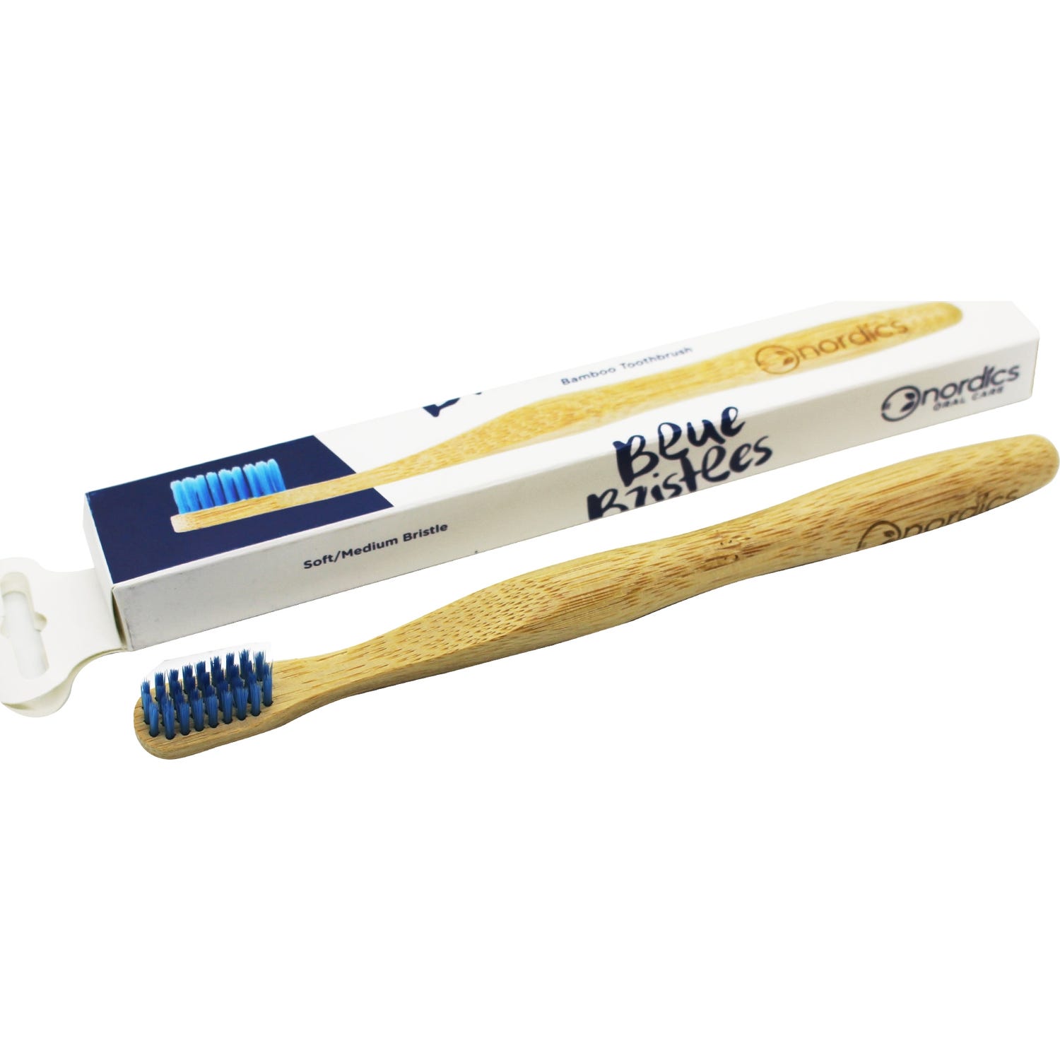 Nordics Brosse à dents 100% biodégradable en bambou