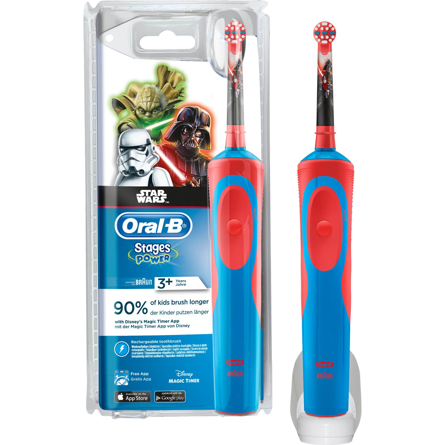 Oral-B Stages Star Wars Rechargeable Electric Rechargeable Electric Rechargeable Brush 1pc